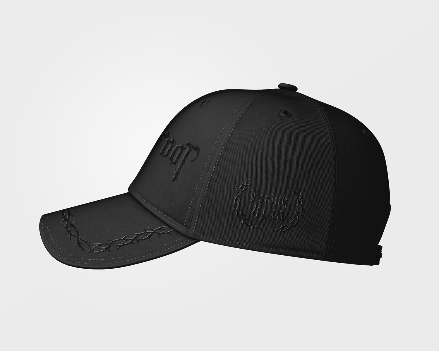 Saint Kaizen premium Christian gym wear [Fear Not Cap]. Features bold spiritual Artwork, A comfortable cap designed for both the gym and casual wear.