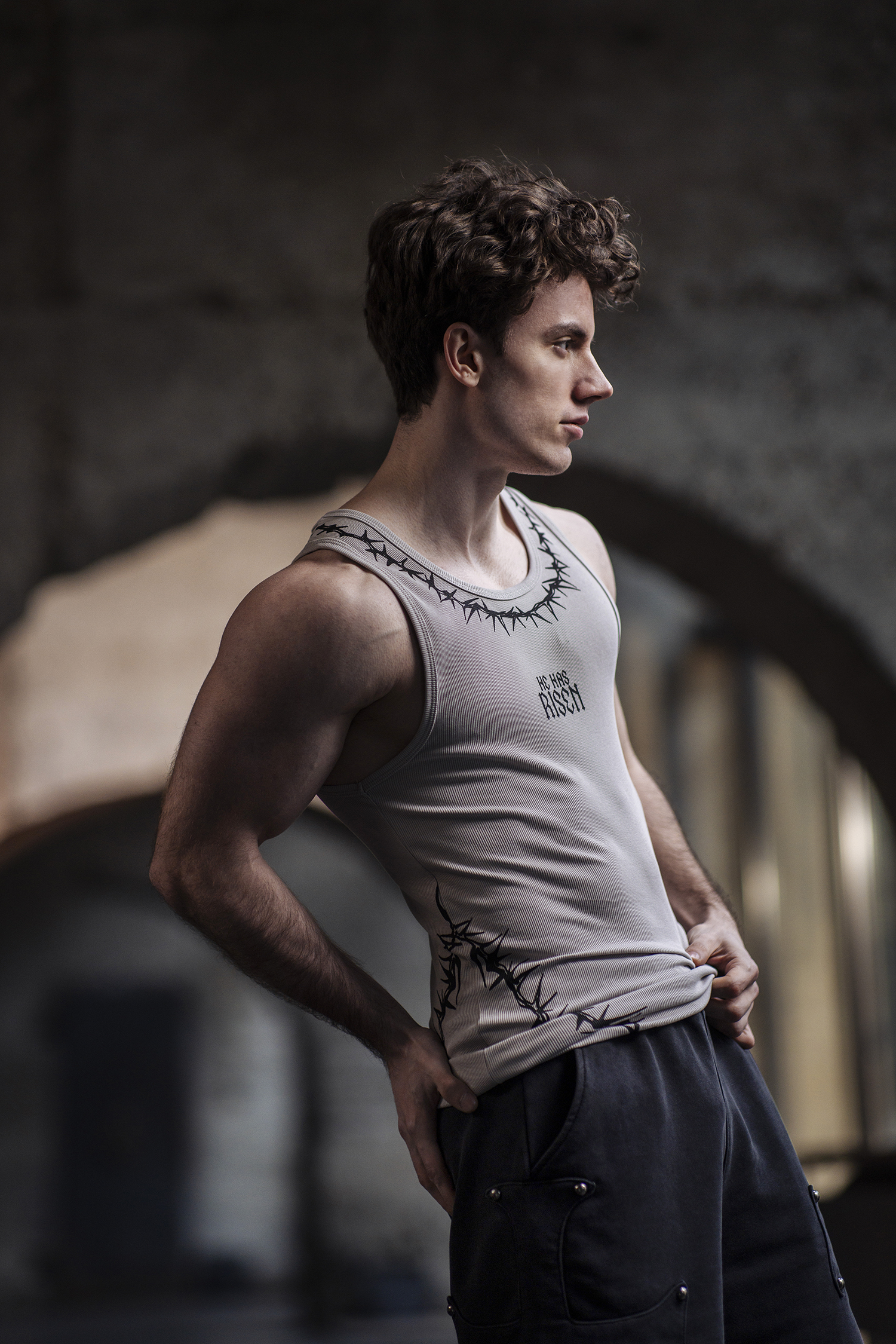 Risen Tank Top - Gray