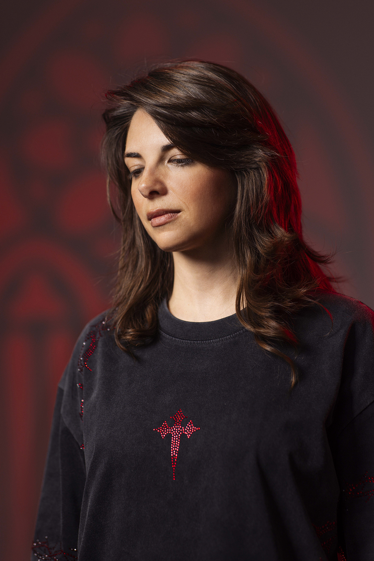 Risen Rhinestone T-Shirt