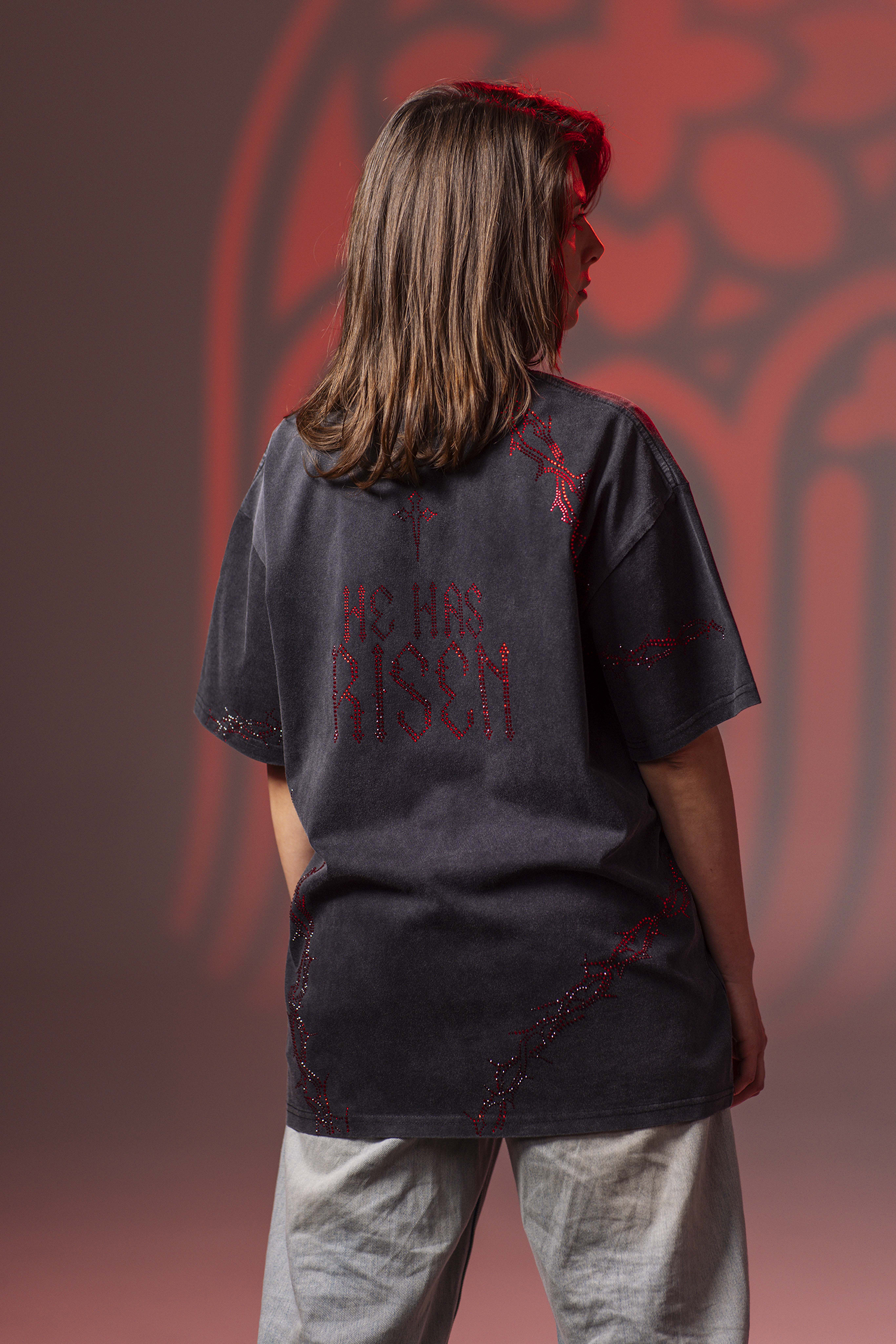 Risen Rhinestone T-Shirt