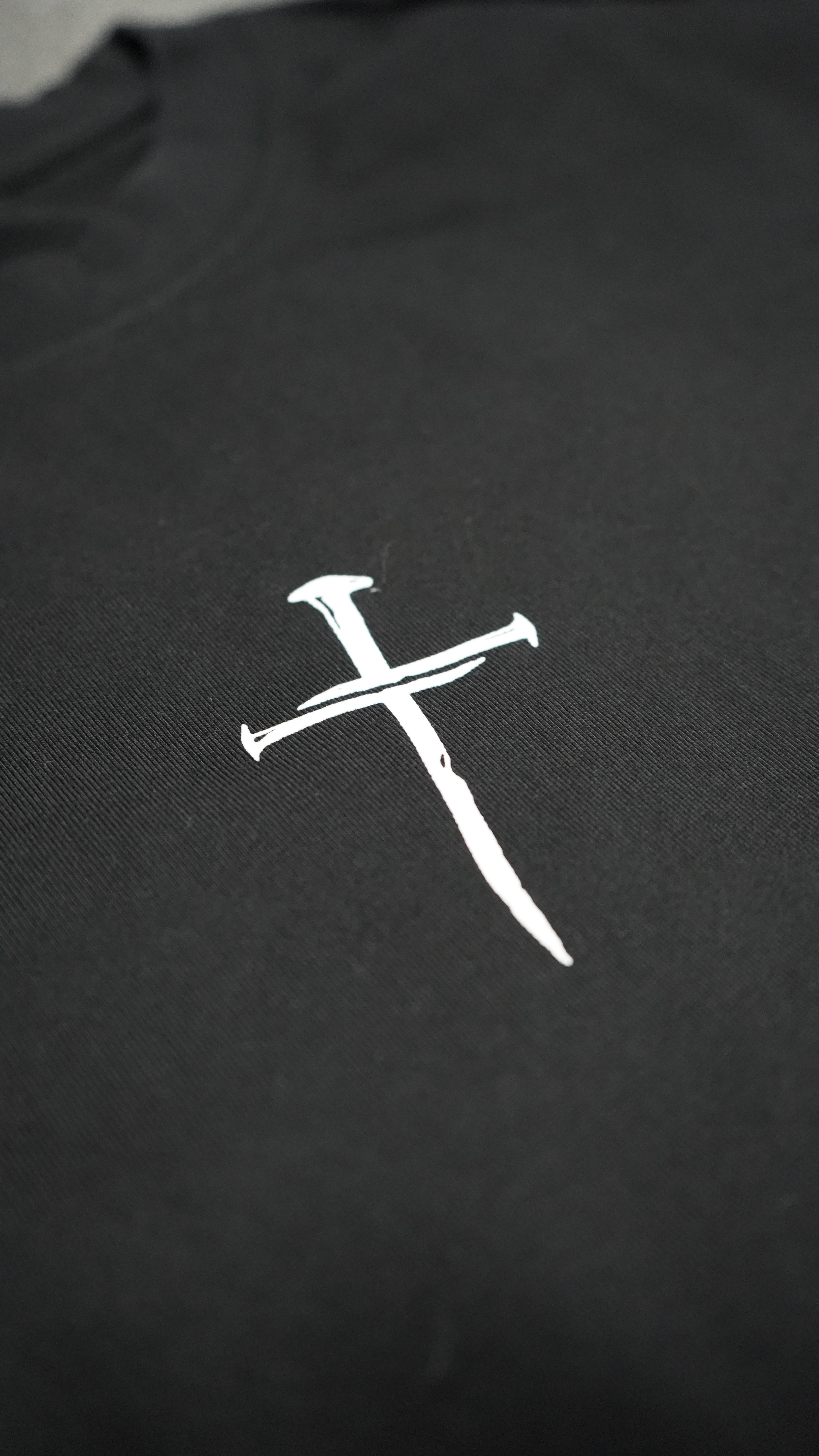 Saint Kaizen Christian gym wear shirt. Features the bold John 3:16 T-Shirt spiritual design. Oversize fit made from premium 220gr cotton.