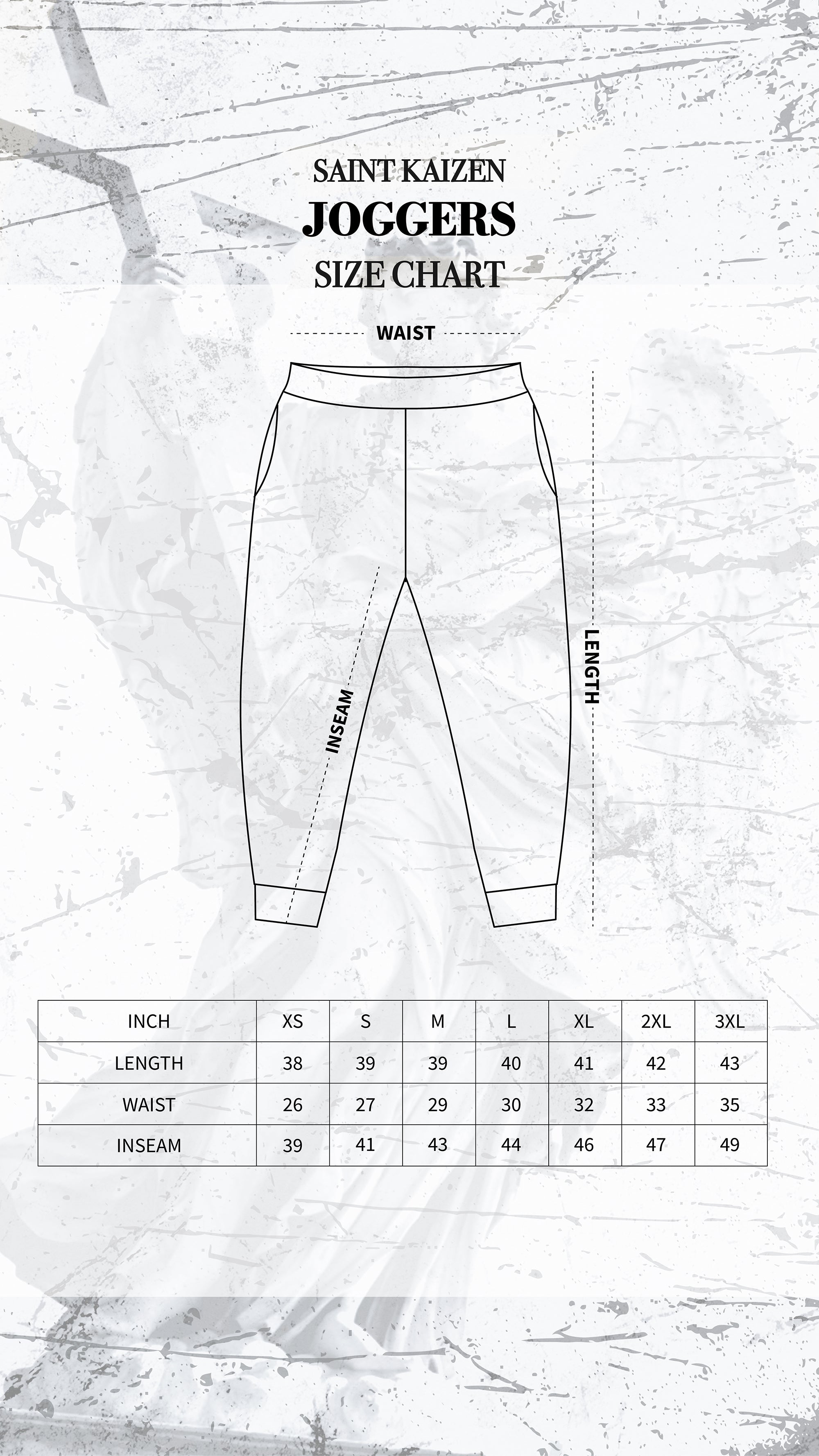 Joshua 1:9 Joggers - Black