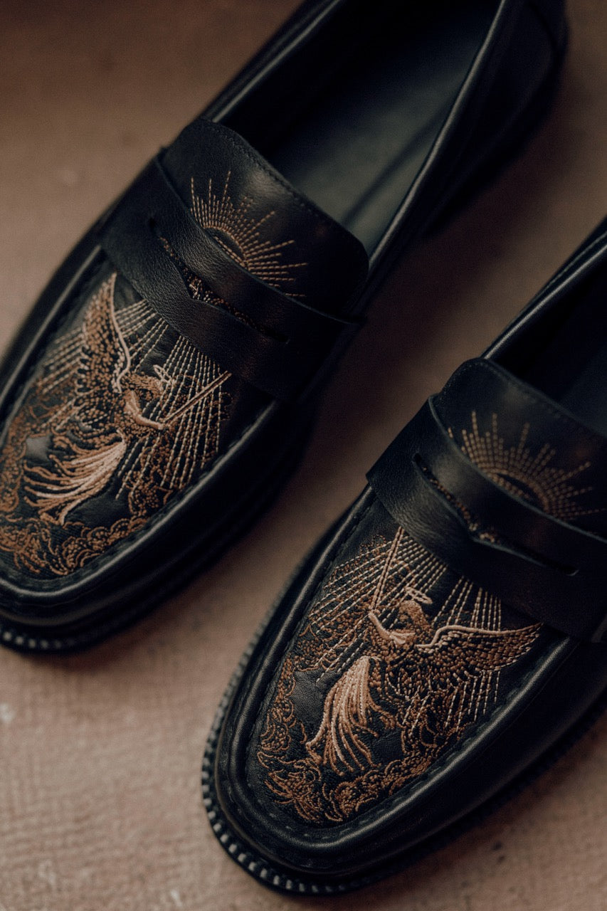 Archangel Embroidery Loafers