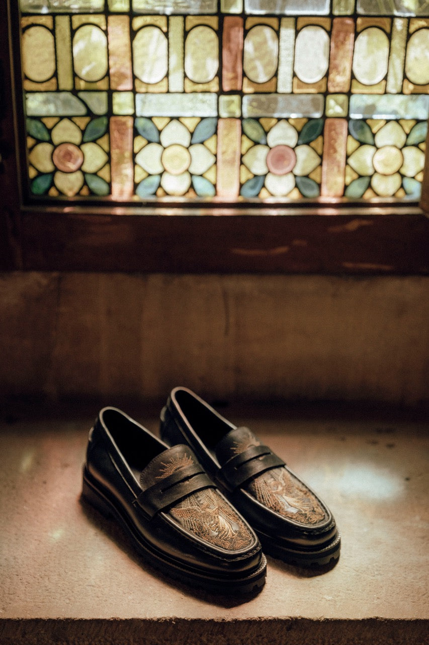 Archangel Embroidery Loafers