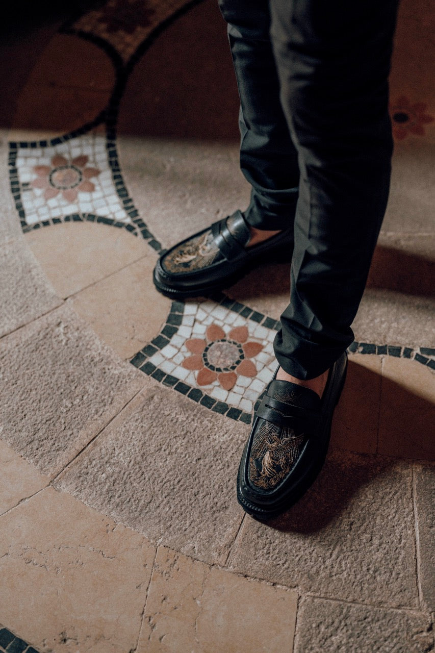 Archangel Embroidery Loafers