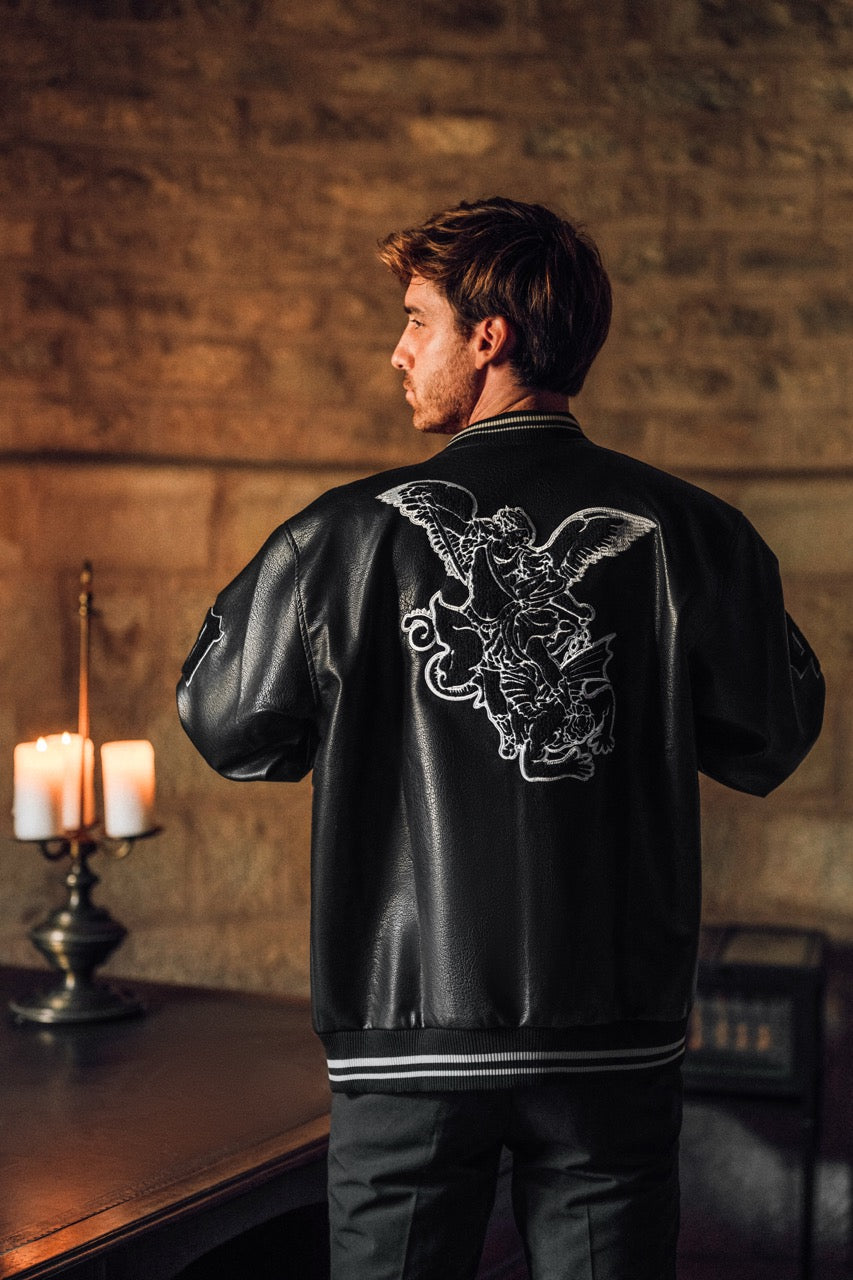 Archangel Michael Varsity Jacket