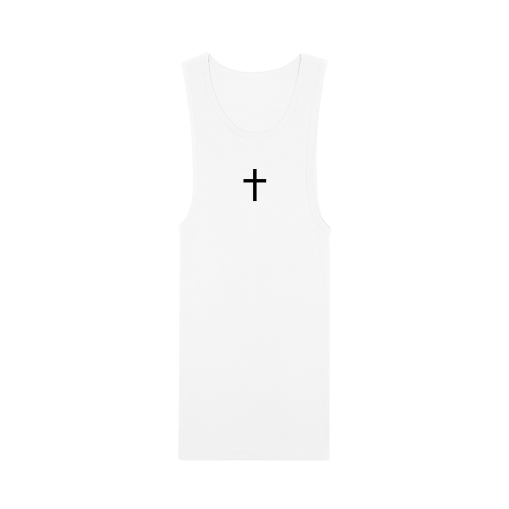 Christian-themed Stringer from Gym Wear, featuring high-quality fabric and an inspirational design, ideal for comfortable and motivating workouts.