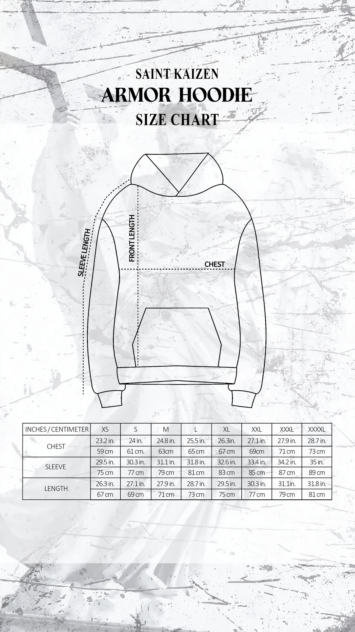 Crusader Armor Hoodie - Gray