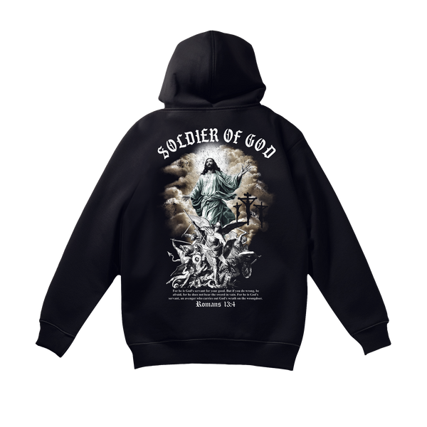 Soldier of God Hoodie Black