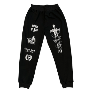 Soldier of God Joggers - Black