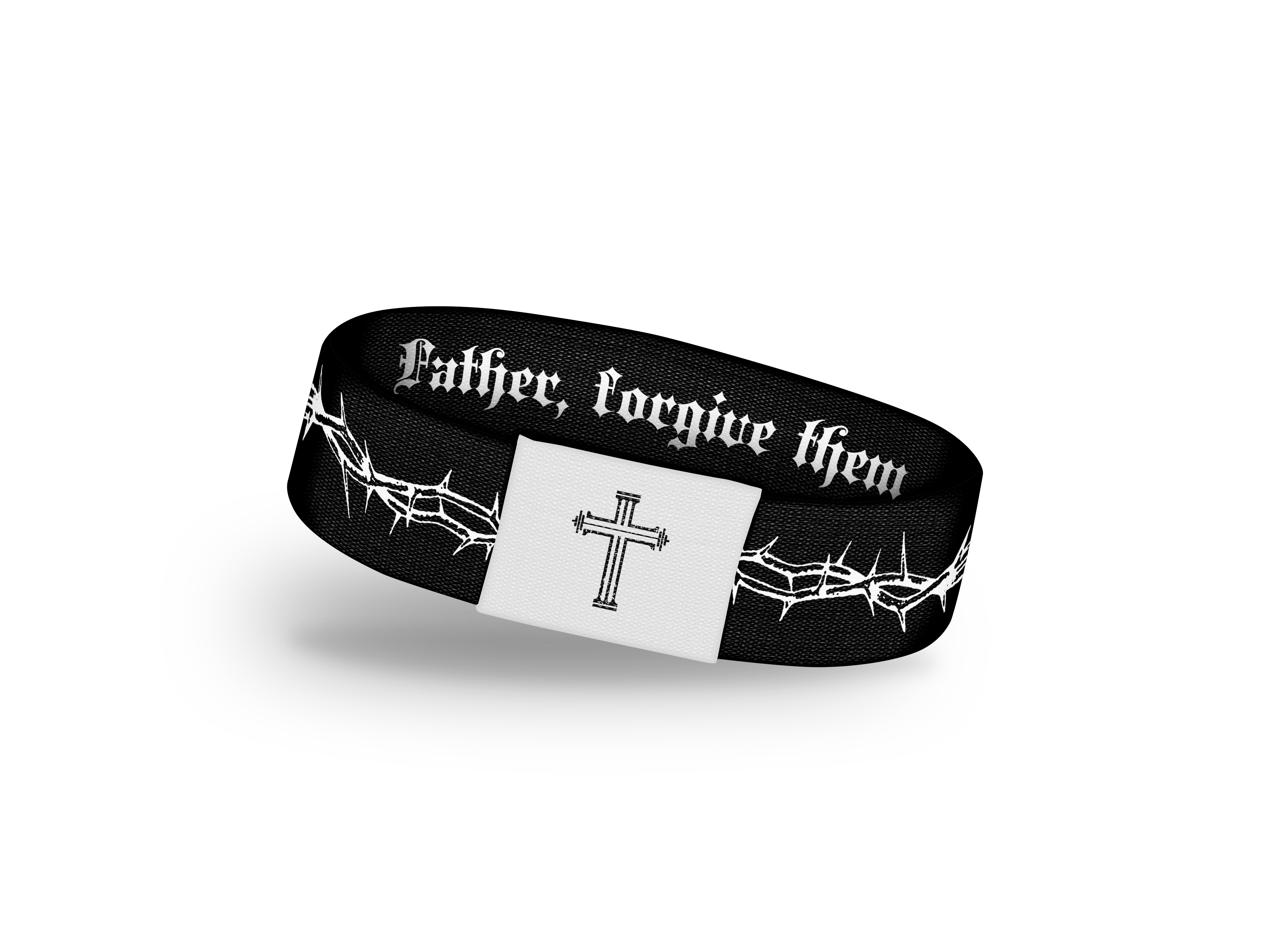 Crown Of Thorns Wrist Band - Black