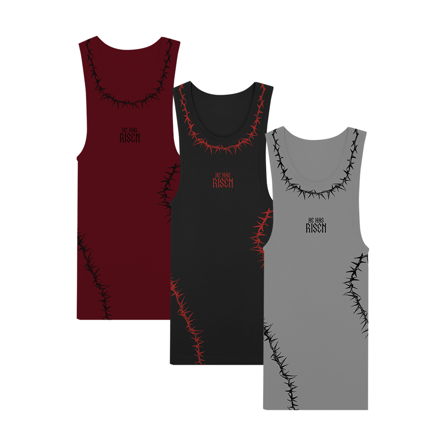 Risen Tank Tops - 3 Pack Bundle