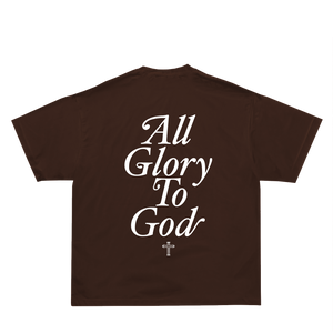All Glory to God Pump Cover - Brown