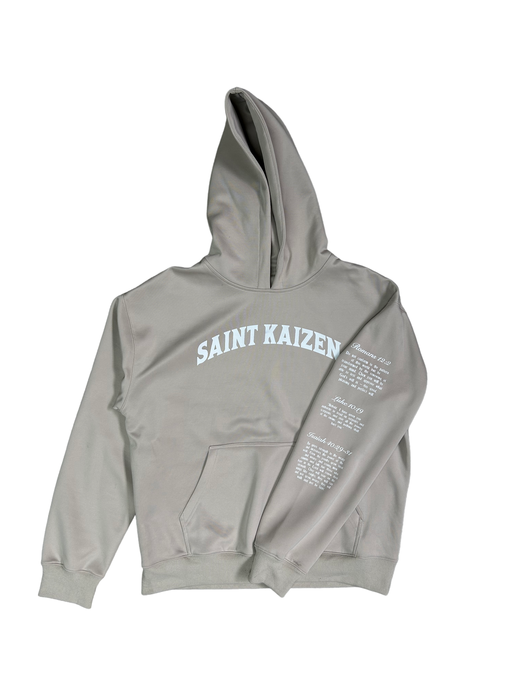 Christian-themed Hoodie from Gym Wear, made from 350g 100% cotton with a silk print, providing warmth, comfort, and a stylish design.